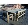 2.4m Douglas Fir Woodland Rectangular Table with 8 Woodland Armchairs - 0